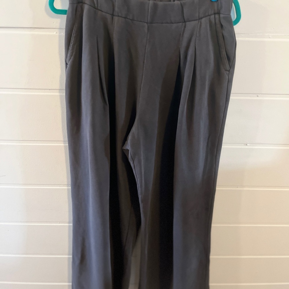 🖤 Aerie Charcoal Wide-Leg Sweatpants – Soft, Airy, Comfy Lounge Pants 🖤